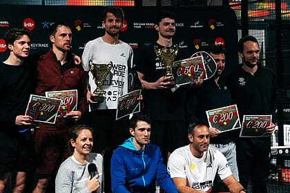 belgian padel tour 2026 fit out