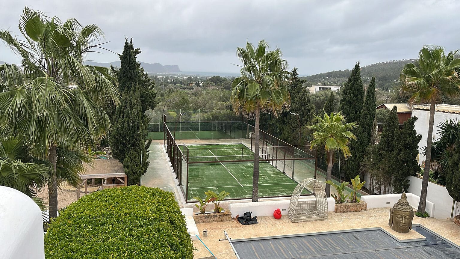 pádel privado jardín