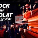 Juan Lebrón smash avec la Babolat Viper 2026 en mode offensif