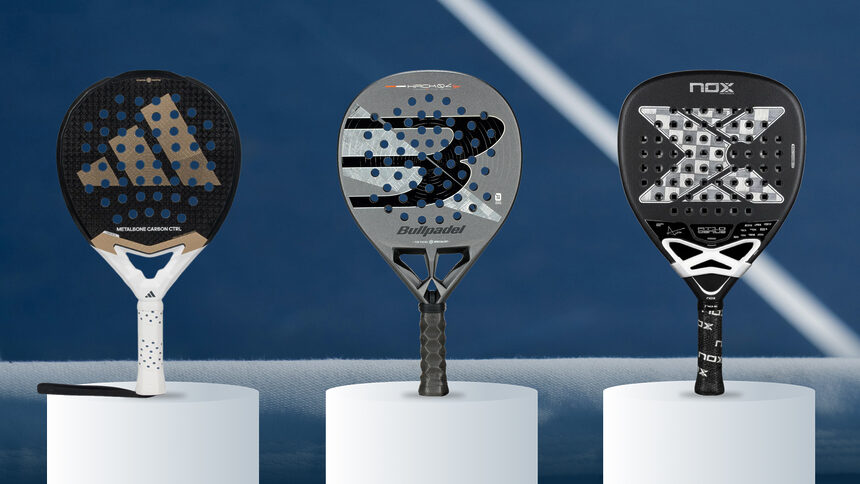 raquette padel ronde goutte eau diamant