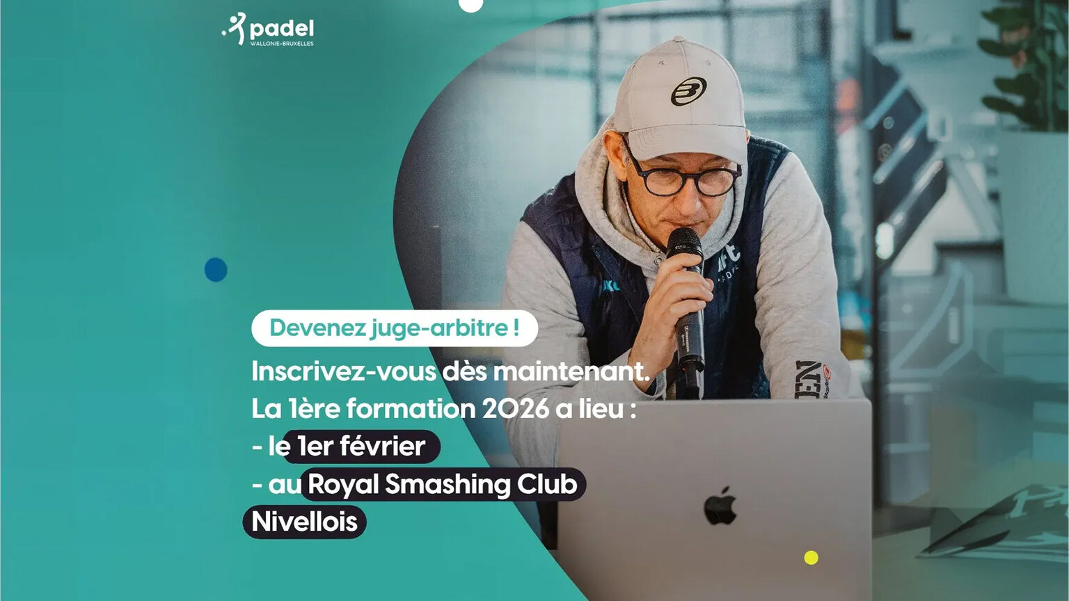 formation juge arbitre 2026 padel wallonie bruxelles