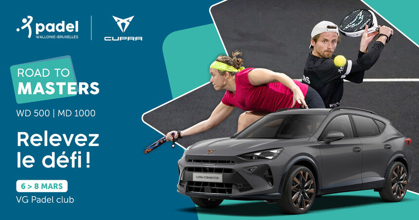 road to master padel wallonie bruxelles