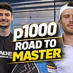 actu padel road to master p1000 maxime de loyer jerome peeters